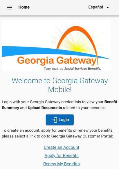 create a georgia gateway account